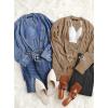 ZESICA Women’s Cardigan Sweaters 2026 Fall Button Down Open Front Cable Knit Casual Trendy Winter Clothing Outerwear(Blue)