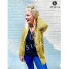 ZESICA Women’s Cardigan Sweaters 2026 Fall Button Down Open Front Cable Knit Casual Trendy Winter Clothing Outerwear(Mustard)