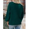 ZESICA Women’s Fall 2026 Cardigan Sweaters Long Sleeve Button Down Oversized Soft Knit Winter Coats Trendy Outerwear(Darkgreen)