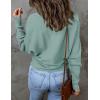 ZESICA Women’s Fall 2026 Turtleneck Batwing Long Sleeve Ribbed Knit Casual Soft Pullover Sweater Jumper Top(Lake)