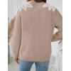 ZESICA Women’s Fall Long Sleeve Sweaters 2026 Crew Neck Knit Loose Dressy Pullover Tops Winter Trendy Outfits(Oatmeal)