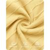 ZESICA Womens Summer Cocktail Midi Dress 2026 Spring Business Casual Short Sleeve A-Line Pleated Formal Wedding Guest Dresses(Light Yellow)