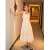 ZESICA Women’s Summer Sleeveless Halter Midi Dress 2026 Off Shoulder High Waist Flowy Beach Wedding Guest Long Dresses(Lightapricot)