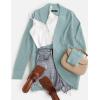 ZESICA Women’s Fall Winter 2026 Long Sleeve Open Front Casual Lightweight Soft Knit Cardigan Sweater Outerwear(Mint)