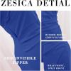ZESICA Women’s One Shoulder Long Sleeve Cocktail Dress Sexy High Slit Ruched Bodycon Wedding Guest Maxi Dresses(Royalblue)
