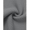 ZESICA Women’s Short Sleeve Sweater Tops 2026 Summer Crewneck T Shirt Ribbed Knit Slim Fit Basic Solid Color Tee(Darkgrey)