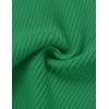 ZESICA Women’s Short Sleeve Sweater Tops 2026 Summer Crewneck T Shirt Ribbed Knit Slim Fit Basic Solid Color Tee(Green)