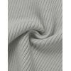 ZESICA Women’s Short Sleeve Sweater Tops 2026 Summer Crewneck T Shirt Ribbed Knit Slim Fit Basic Solid Color Tee(Grey)