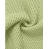ZESICA Women’s Short Sleeve Sweater Tops 2026 Summer Crewneck T Shirt Ribbed Knit Slim Fit Basic Solid Color Tee(Mossgreen)