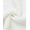 ZESICA Women’s Short Sleeve Sweater Tops 2026 Summer Crewneck T Shirt Ribbed Knit Slim Fit Basic Solid Color Tee(White)