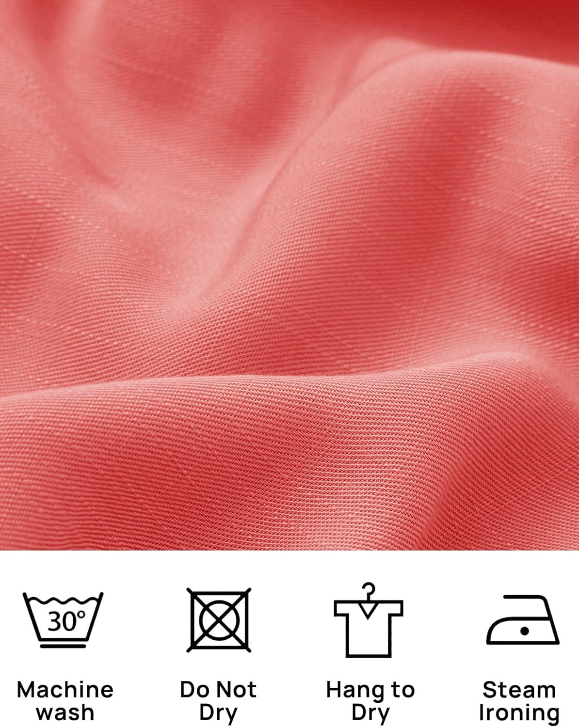 imageZESICA Womens 2026 Summer Boho Spaghetti Strap Square Neck Solid Color Ruffle A Line Beach Long Maxi DressWatermelon