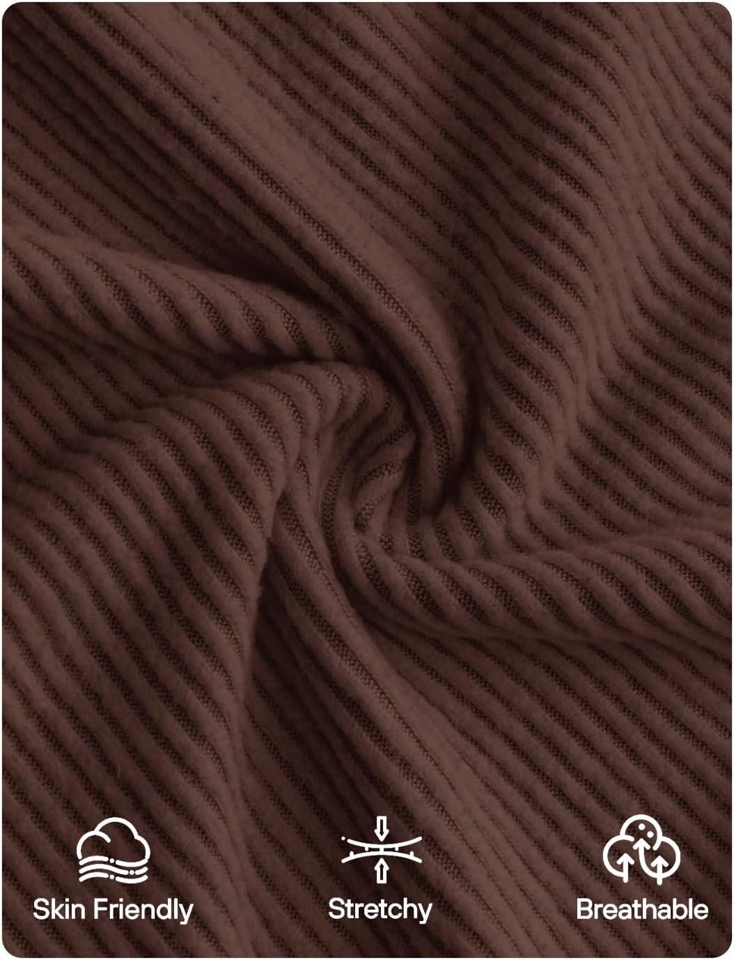 imageZESICA Womens Long Sleeve Shirts 2026 Spring Mock Neck Ribbed Slim Fit Tops Basic Tees Dressy Casual Outfits ClothesDarkbrown