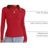 ZESICA Women’s 2025 Fall Long Sleeve Turtleneck T Shirt Ribbed Knit Sweater Slim Fit Basic Casual Tee Tops(Red)