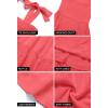 ZESICA Women’s 2026 Summer Spaghetti Strap Sleeveless Square Neck Ruffle A Line Swing Mini Dress(Watermelon)