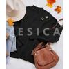 ZESICA Women’s Casual Turtleneck Long Lantern Sleeve Fall 2026 Oversized Ribbed Knit Pullover Sweater Jumper Top(Black)