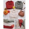ZESICA Women’s Fall Lapel Collar V Neck Long Sleeve Ribbed Knit Comfy Loose Casual Pullover Sweater Jumper Top(Grey)