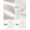 ZESICA Women’s Fleece Sherpa Lined Sweater 2026 Winter Thermal Shirts Long Sleeve Mock Neck Slim Fitted Pullover Tops(White)