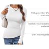 ZESICA Womens Floral Long Sleeve Shirts 2026 Spring Boat Neck Mesh Ruched Tops Fitted Asymmetrical Going Out Blouses(Ivory)