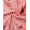 ZESICA Womens Floral Mesh Long Sleeve Tops 2026 Fall Cowl Neck Slim Fit Going Out Y2k Shirts Trendy Date Night Outfits(Pink)