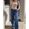 ZESICA Women’s Long Sleeve Asymmetrical Neck Ruched Slim Fit Shirts 2026 Fall Fashion Casual Tee Going Out Tops(Sand)