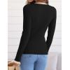 ZESICA Women’s Long Sleeve Crewneck Shirts 2026 Spring Ribbed Knit Sweater Slim Fitted Casual Basic Tee Tops(Dim)