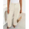 ZESICA Women’s Wide Leg Dress Pants 2026 High Waisted Business Casual Palazzo Pants Work Office Slacks Trousers(Apricot)
