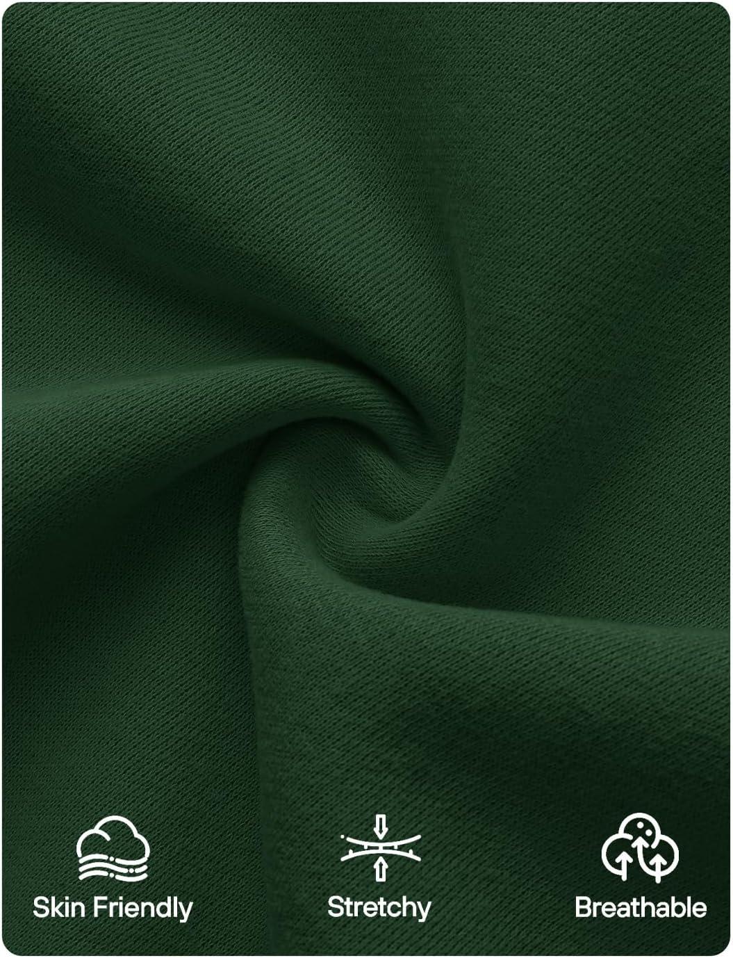 imageZESICA Womens 2 Piece Outfits 2026 Fall Winter Fleece Hoodie Tracksuit Zip Up Sweatshirt Long Sweatpant Matching SetDarkgreen