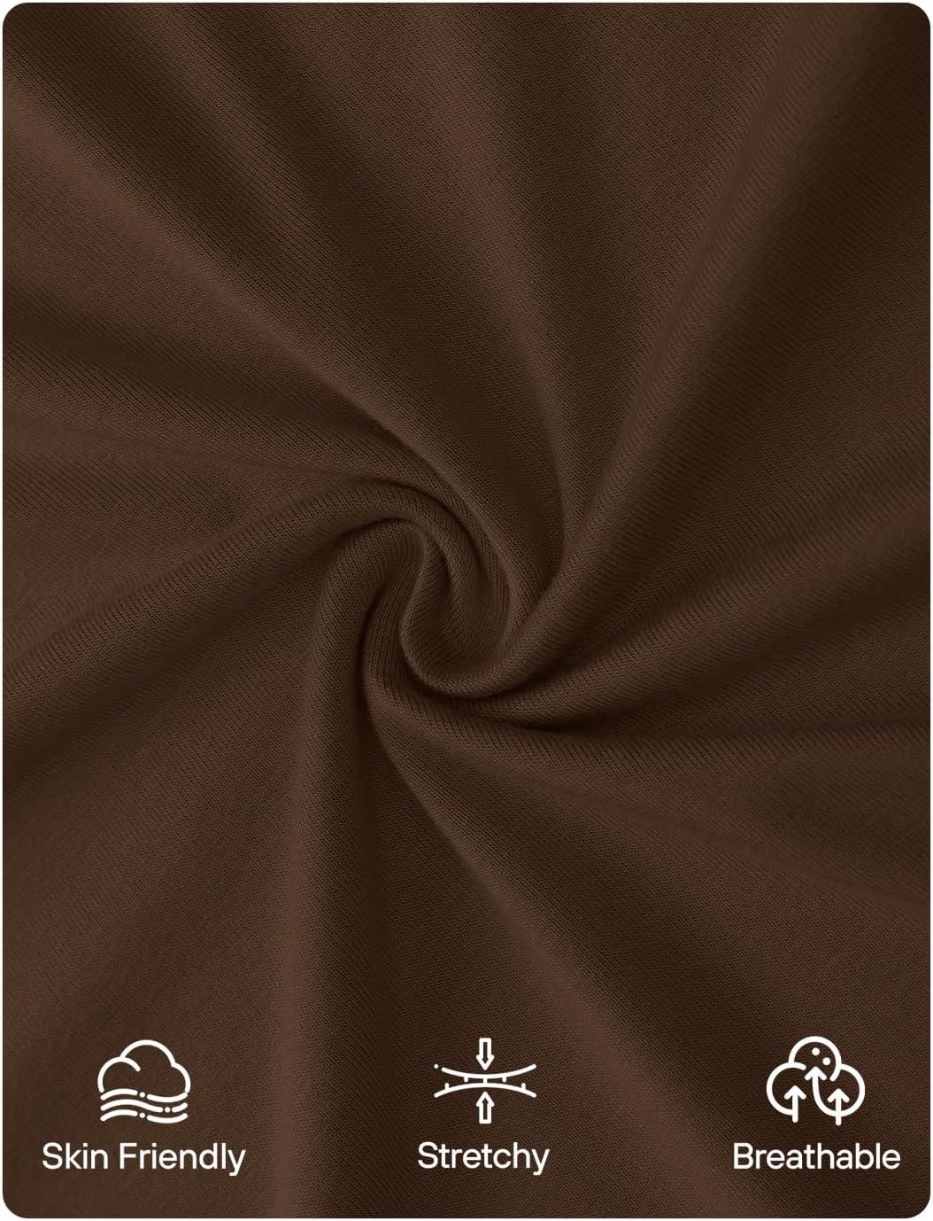 imageZESICA Womens 2026 Summer Short Sleeve Maxi Dresses Twist Front Wedding Guest Cocktail Flowy A Line Long DressBrown