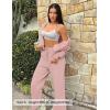 ZESICA Women’s 2 Piece Outfits 2026 Fall Winter Fleece Hoodie Tracksuit Zip Up Sweatshirt Long Sweatpant Matching Set(Darkpink)