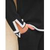 ZESICA Women’s 2 Piece Outfits Set 2026 Casual Long Sleeve Knit Pullover Top and Wide Leg Pants Sweatsuit Lounge Sets(Carbon)