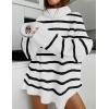 ZESICA Women’s 2026 Fall Winter Sweaters Oversized Turtleneck Long Sleeve Chunky Knitted Pullover Sweater Jumper Tops(Ivory)