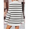 ZESICA Women’s 2026 Fall Winter Sweaters Oversized Turtleneck Long Sleeve Chunky Knitted Pullover Sweater Jumper Tops(Ivory)