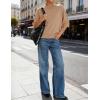 ZESICA Women’s Casual Short Sleeve Sweaters 2026 Summer Oversized Crewneck Soft Knit Cropped Tops Trendy Outfits(Toffee)