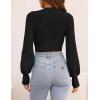 ZESICA Women’s Fall Mock Neck Cropped Sweaters 2026 Long Sleeve Soft Ribbed Knit Pullover Jumper Tops(Black)
