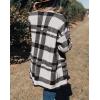 ZESICA Women’s Spring Winter Long Sleeves Open Front Leopard Print Knitted Sweater Cardigan Coat Outwear(Black Plaid)