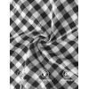 ZESICA Women’s Summer Sleeveless Gingham Tank Tops 2026 Crewneck Tie Front Top Loose Ruffle Peplum Babydoll Blouses(Black)