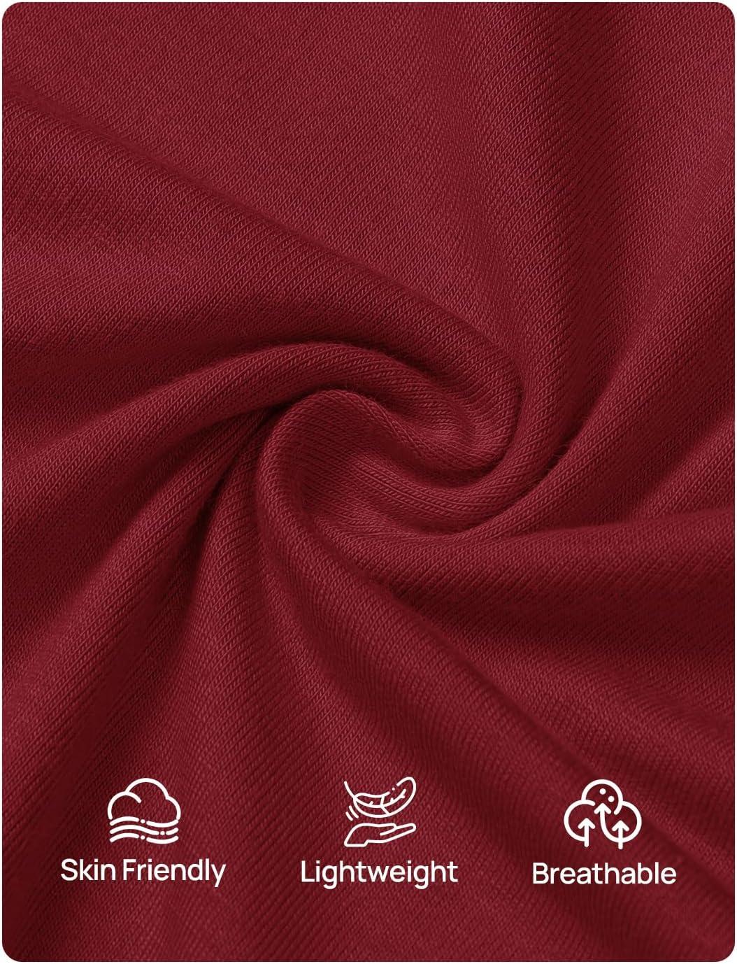 imageZESICA Spring Dresses for Women 2026 Elegant Classy Square Neck Long Sleeve Flowy Wedding Guest Party Midi DressBurgundy