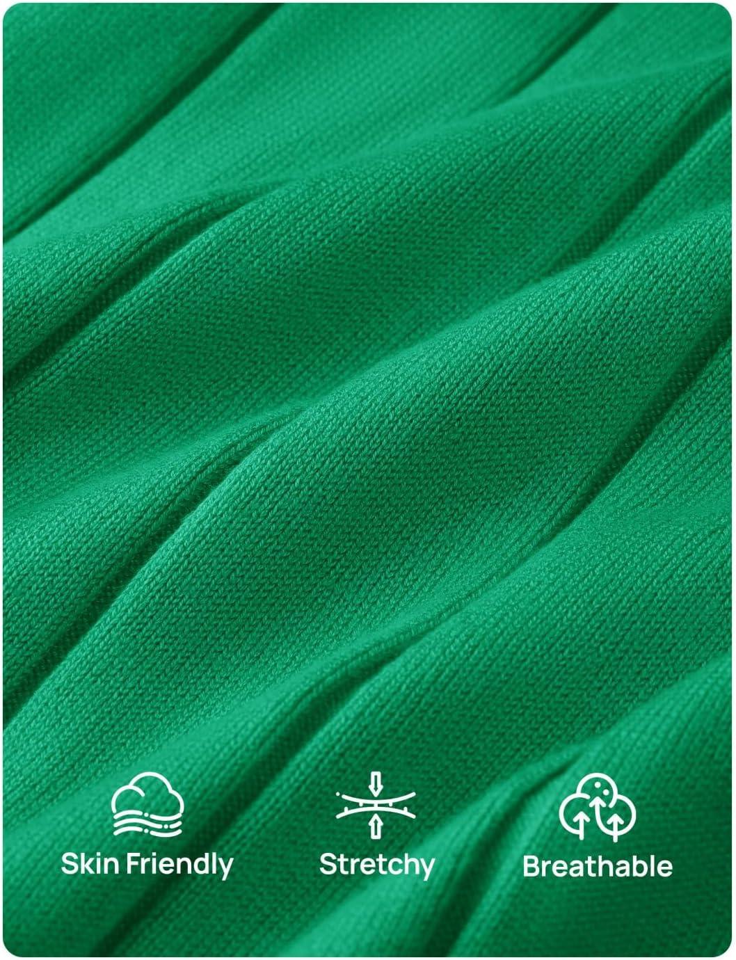 imageZESICA Womens 2026 Summer Long Maxi Dress Sleeveless Crew Neck Hollow Out Pleated Ribbed Knit Swing Tank DressesGreen
