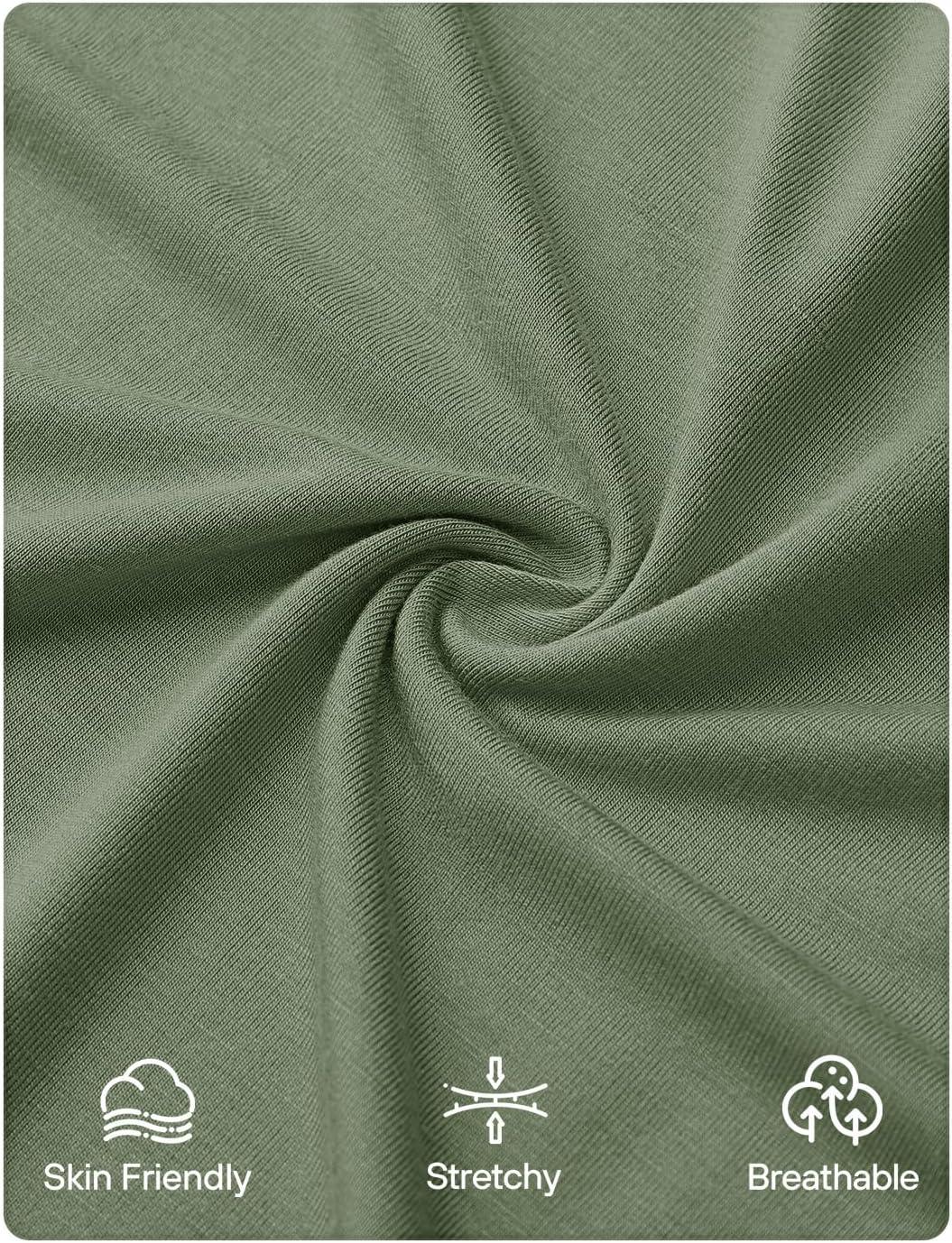 imageZESICA Womens 2026 Summer Sleeveless Square Neck Sundress Casual Long Flowy A Line Beach Vacation Maxi DressesGreen