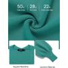 ZESICA Women’s 2026 Square Neck Ribbed Knit Dress Puff Long Sleeve Slim Fit Bodycon Fall Winter Pullover Sweater Dress(Peacock)