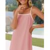 ZESICA Women’s 2026 Summer Boho Sleeveless Maxi Dress Spaghetti Straps Casual Flowy A Line Beach Party Long Dresses(Pink)