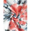 ZESICA Women’s 2026 Summer Halter Neck Floral Print Maxi Dress Sleeveless Backless Wedding Guest Party Bodycon Long Dresses(Ivory)