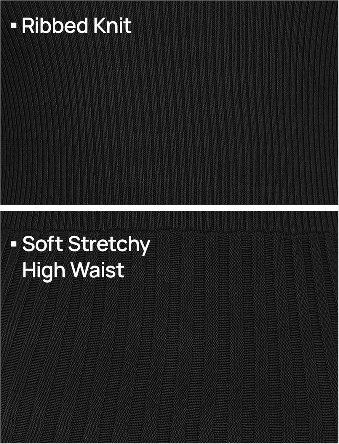 imageZESICA Womens Long Sleeve Sweater Dress Fall 2026 Crewneck Ribbed Knit Pleated ALine Maxi Wedding Guest DressesBlack