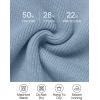 ZESICA Women’s 2026 Fall Casual Long Sleeve Cardigan V Neck Button Down Open Front Knit Loose Oversized Sweater Coat(Blue)