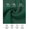 ZESICA Women’s 2026 Fall Casual Long Sleeve Cardigan V Neck Button Down Open Front Knit Loose Oversized Sweater Coat(Darkgreen)