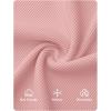 ZESICA Women’s Mesh Puff Long Sleeve Shirts 2026 Spring Fall V Neck Ribbed Knit Sexy Going Out Tops Casual Work Blouse(Pink)