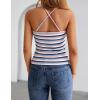 ZESICA Women’s Summer Sleeveless Camisole Tops 2026 Spaghetti Strap Knit Tank Top Square Neck Slim Fit Crop Trendy Shirt(Dustyblue)
