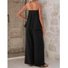 ZESICA Women’s Summer 2 Piece Sets 2026 Spring Casual Strapless Tube Top Wide Leg Pants Ruffle Beach Vacation Outfits(Black)