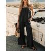 ZESICA Women’s Summer 2 Piece Sets 2026 Spring Casual Strapless Tube Top Wide Leg Pants Ruffle Beach Vacation Outfits(Black)