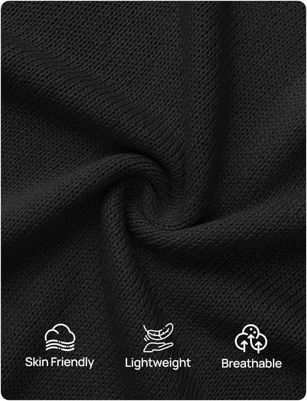 imageZESICA Summer Short Sleeve Sweater for Women 2026 Casual V Neck Oversized Sweater Vest Lightweight Knit Pullover TopsBlack